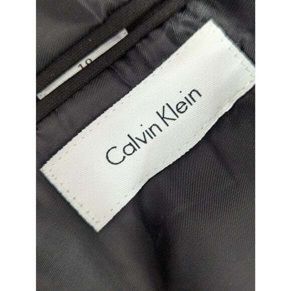 CALVIN KLEIN! GORGEOUS BLACK IMPECCABLY TAILORED DRESS JACKET, BLAZER! SZ 18 - Picture 8 of 11